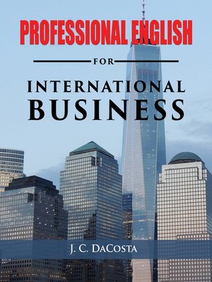cover image of Professional English for International Business